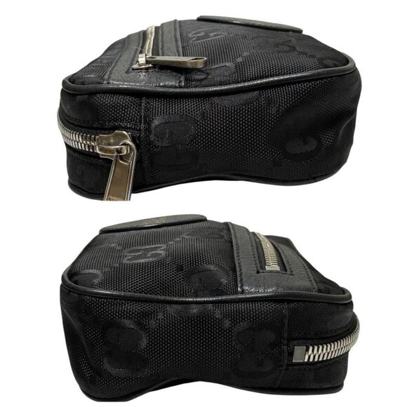 Authentic Gucci GG Supreme Off The Grid Waist Bag Belt Bag Pouch Mens Black - Picture 6 of 16